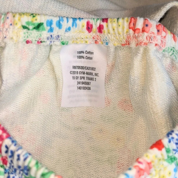 Gymboree Baby Girl Short Sleeves Floral Print Dress - Picture 6 of 7